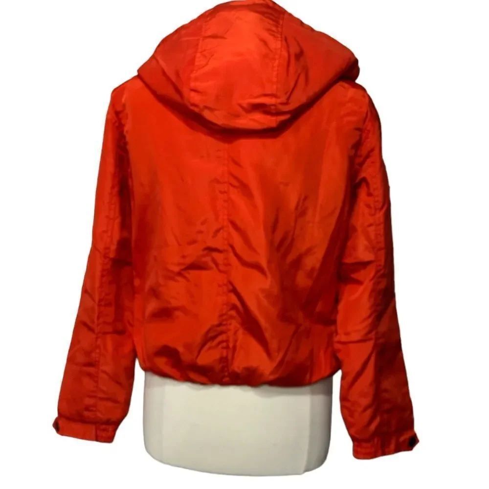 French Connection Flight Jacket in the Size Large in Orange Color - Picture 6 of 14